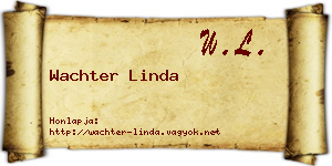 Wachter Linda névjegykártya